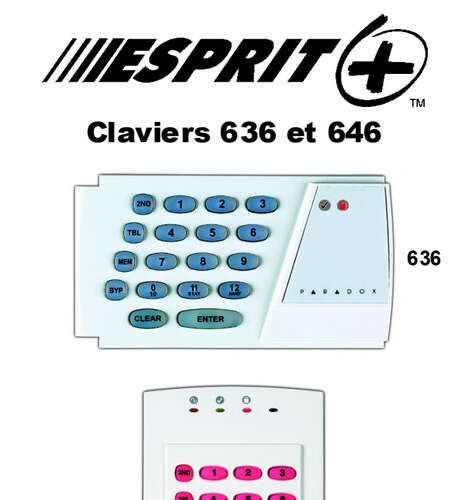 Clavier 636 et 646